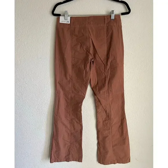 Pacsun Brown Low Rise Britney Flare Cargo Pant Size 25 | 2 NWT Punk Utility - Picture 3 of 14
